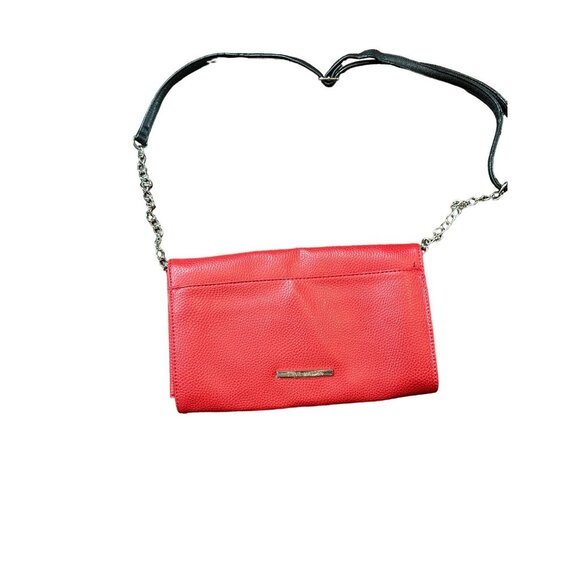 Steve Madden Red Crossbody Bag With Chain Strap & Lock Closure - Picture 10 of 10